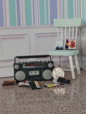 miniature dollhouse accessories/ CHAIR NOT INCLUDED