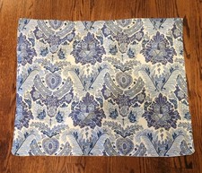 Tommy Bahama Blue Coast One Sham Standard 100 Cotton Ikat Pattern