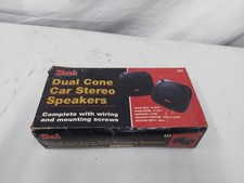 Shah Sound Technology SS3 Dual Cone Car Stereo Speakers – 60W – New Old Stock – 