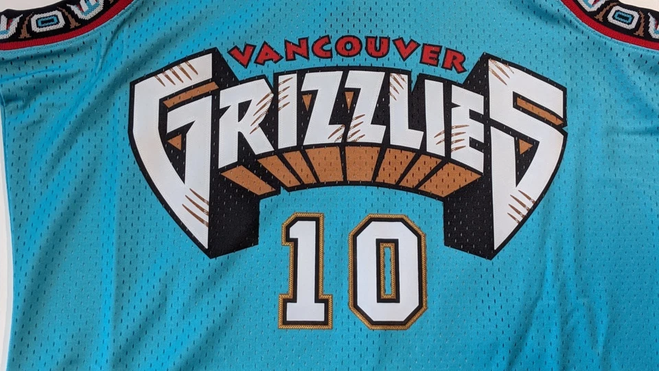 Camiseta con tirantes Mitchell & Ness NBA Vancouver Grizzlies, turquesa, talla L nueva con etiquetas Foto 3 de 4