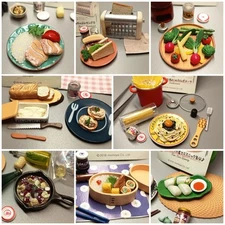 Re-ment Miniature MOMOYA'S STYLISH RECIPE Barbie Dollhouse Kitchen Food 1:6 Toy