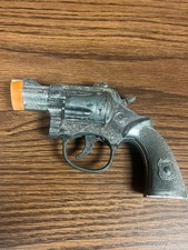 Vintage Hubley Bulldog Diecast Detective Snub Nose Revolver Toy Cap Gun