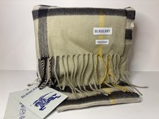 Authentic BURBERRY Cashmere Scarf   Check Plaid   LUXURY   FAST DELIVERY