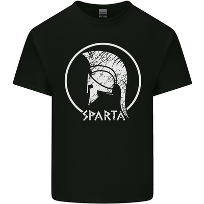 Fitness Sparta Helm Bodybuilding Training Herren Leichte Baumwolle T-Shirt