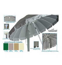 Ombrellone Luxury Spiaggia Antivento Mare In Alluminio Vari Colori Sacca Inclusa