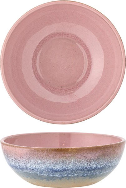 Bloomingville Paula Schale, Rose, Steingut Servierschale Aus Steingut-image