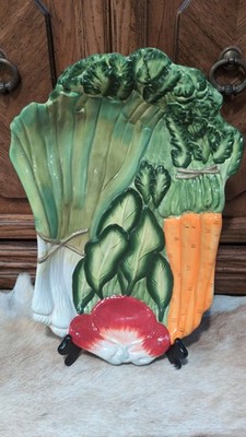Certified International Judy Phipps Vegetable Platter 19 x13.5 x 3.25 Ceramic 