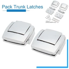 Chrome Trunk Latches For Harley Touring Street Glide Electra Glide 1993-2013