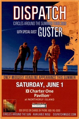 Dispatch, Circles Around the Summer Tour 2013, Guster, Midwest, Postcard