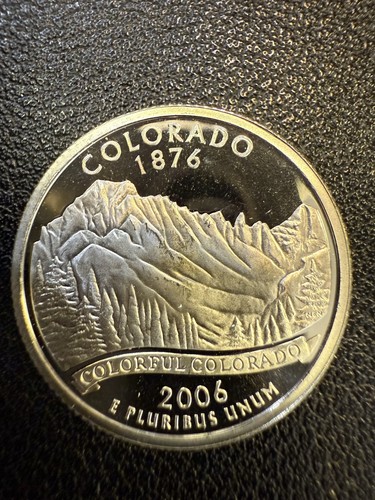 2006 S PP BU 90% Silber COLORADO State Quarter Dollar 25c - R13