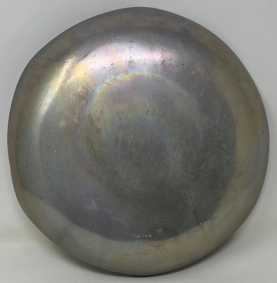 Plato de plata clásico Nambé #5336 grande hexagonal para servir tazón de bajo perfil NAMBE  Foto 2 de 3