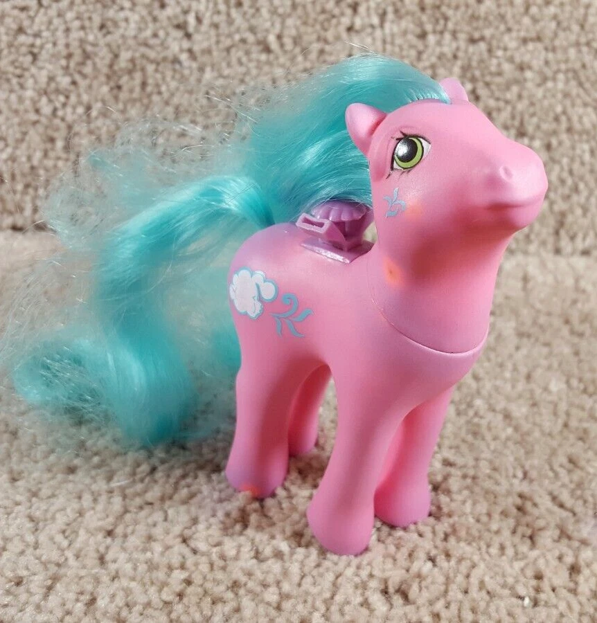 1987 Hasbro My Little Pony G1 Flutter Pony Cloud Puff Pink Blue