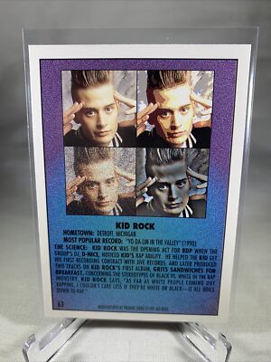 1991 Premier Cards The Rap Pack Kid Rock #63 6e0 Hip Hop Rapper | eBay