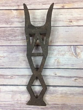 Vintage Heavy Duty Cast Iron Metal Boot Jack