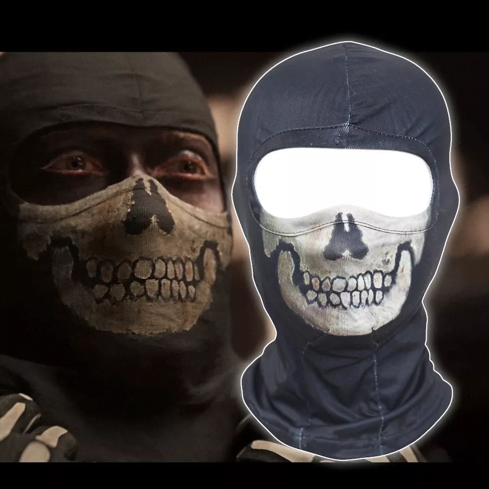 New Call of Duty 19 COD19 Ghost mask Squad Skull Outdoor Prop Wear Balaclava