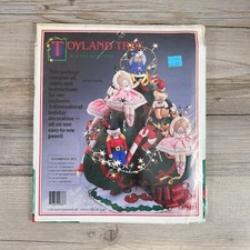 3D Toyland Christmas Tree 1991 Daisy Kingdom Craft Kit 9876 Holiday Ballerina