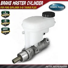 Brake Master Cylinder w/ Reservoir & Sensor for Ford Explorer 2011-2019 Lincoln