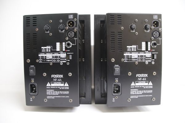 Fostex NF-4A Monitor Speaker pair Used Working From Japan 