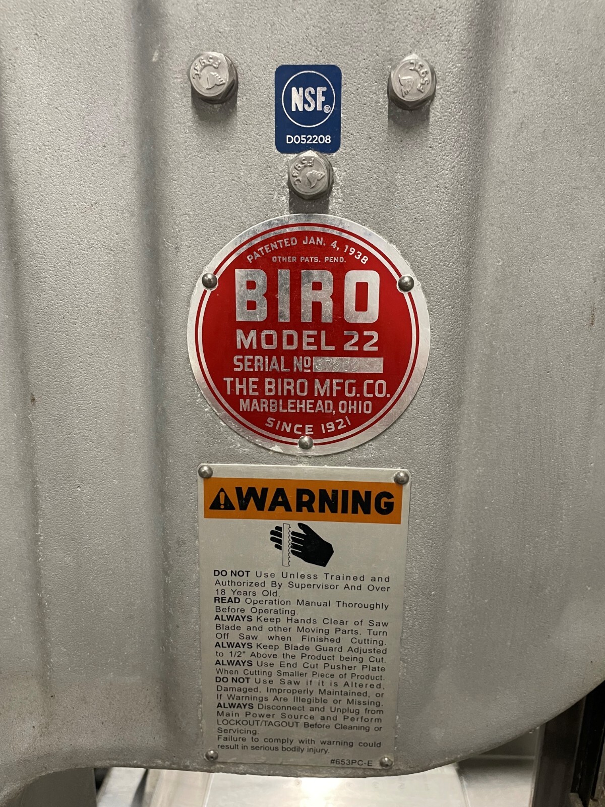 BIRO 22 Commercial Meat Saw eBay