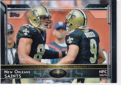 NEW ORLEANS SAINTS 2015 Topps #241 Drew Brees/Jimmy Graham