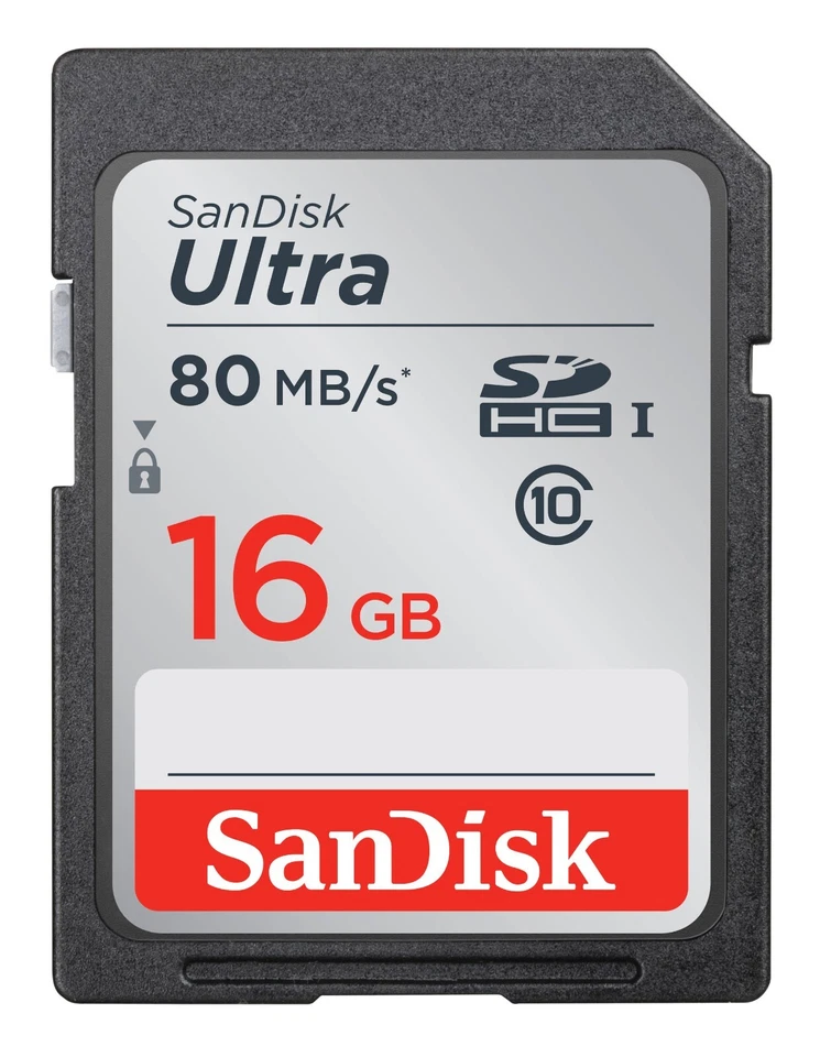 LOT 10x SanDisk Ultra 16GB 80MB/s SD SDHC SDSDUNB Camera Card 10 x 16 GB - Image 2 of 4