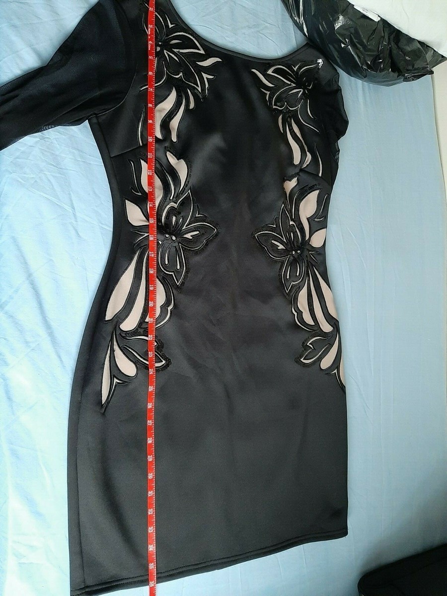 Lipsy::ワンピース:UK16[RESALE] NWT Womens Size 6 Lipsy London Black Pure Silk One Shoulder