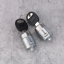 Front PAIR Door Lock Cylinder Set of 2 For Chevrolet C/K 1500 2500 3500 1988-95