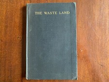 T S Eliot, The Waste Land First Edition 1922