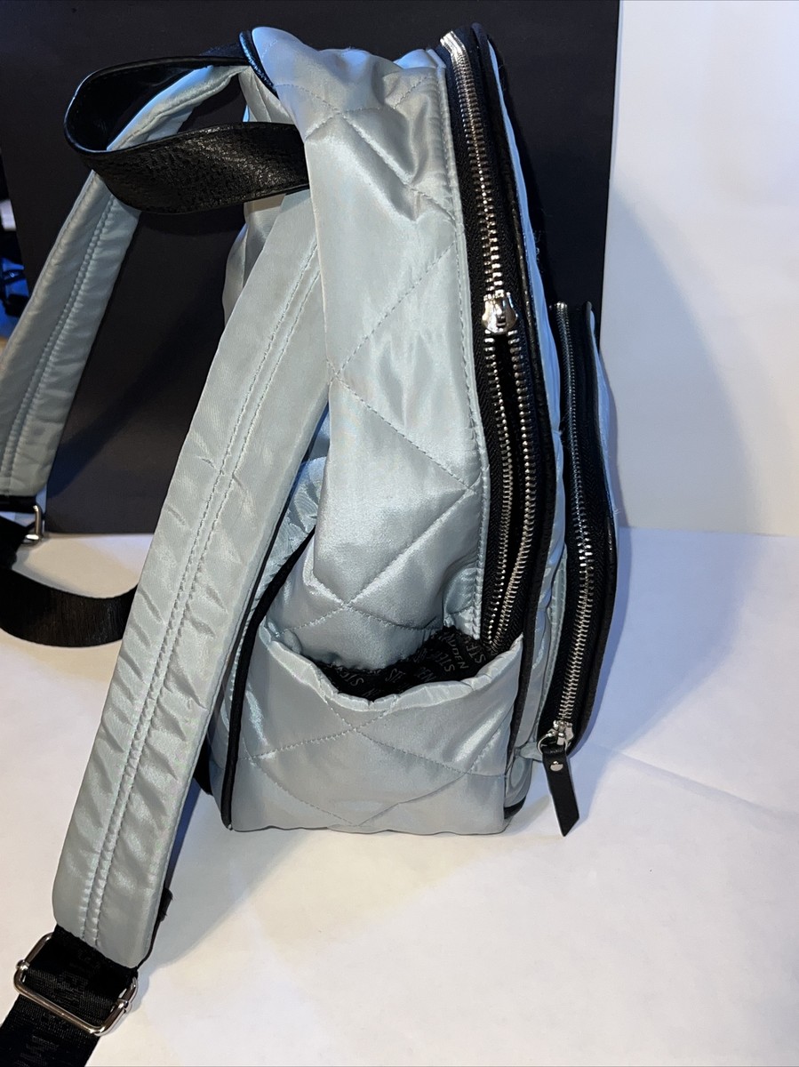 Steve Madden Gray Women Small Backpack Black Trim See  display picture 2