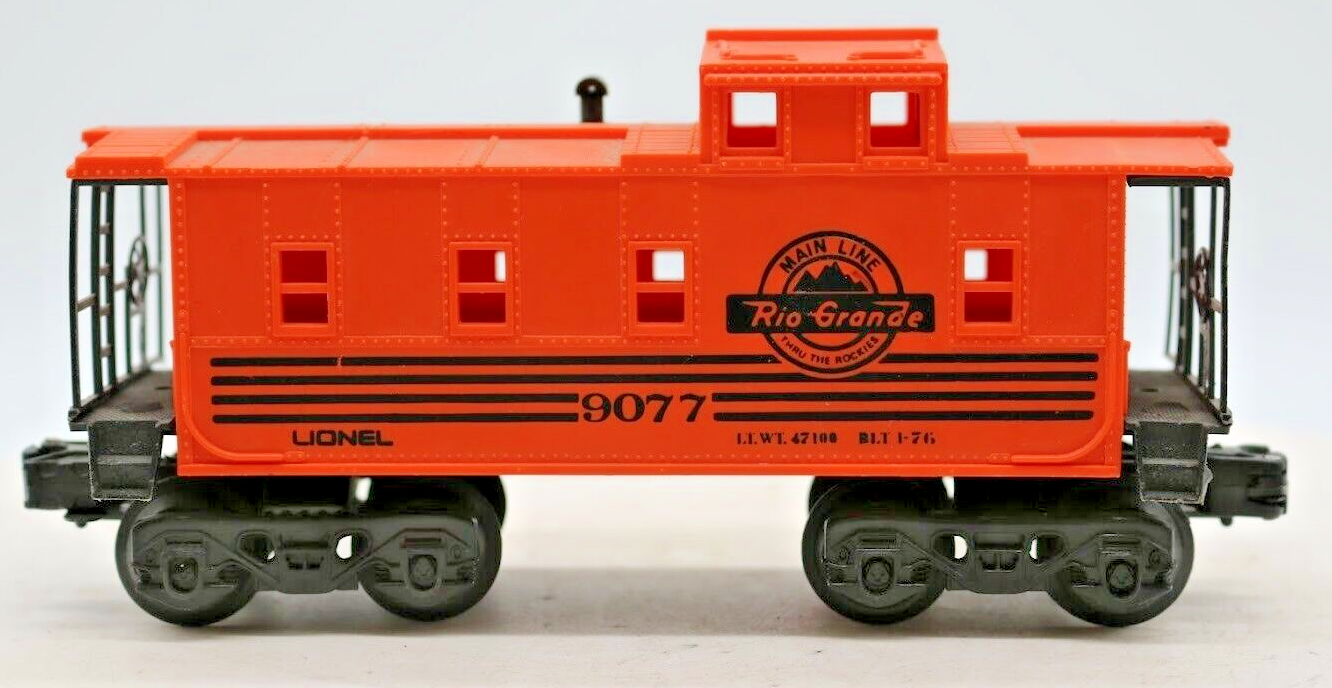 Lionel O Gauge 1:48 Rio Grande Caboose 6-9077 Tested Working