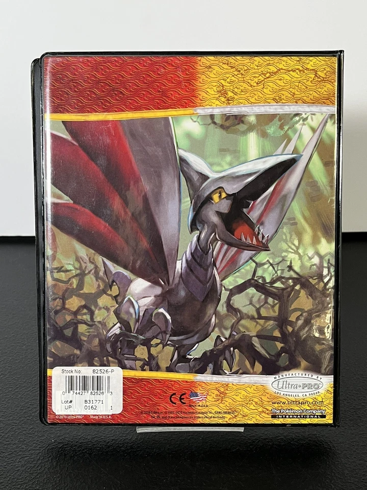 Carpeta/carpeta de cartas Pokémon Ultra-Pro de 4 bolsillos HS Undaunted Rayquaza/Skarmory Foto 2 de 4