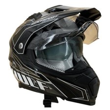 Wulfsport Prima-X Cross Helm M (57-58cm) schwarz Motorrad Quad Bike Enduro BMX
