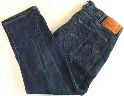 LEVIS 501 Mens Denim Jeans, 44x30, 100 