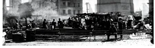 Union Square, 1906 San Francisco Earthquake Frameable 6.5x4.75"