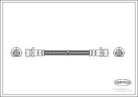 Corteco 19032513 Bremsschlauch Hinten 257 Mm FüR Honda