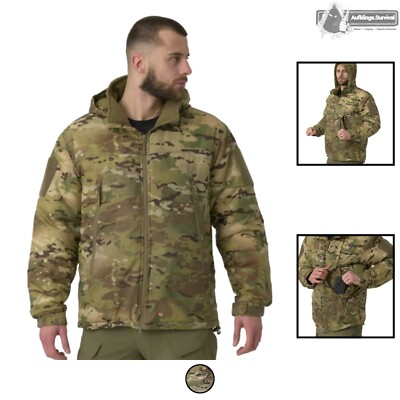 Helikon Tex Level 7 Jacke ECWCS Winterjacke   MultiCam, Nylon, Climashield