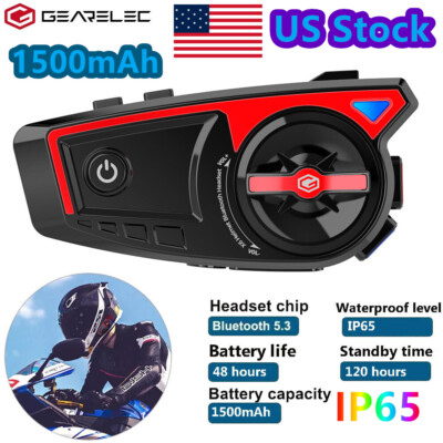Motorcycle Helmet Headphone Bluetooth Wireless Auto Answer Noise Reduce Headset