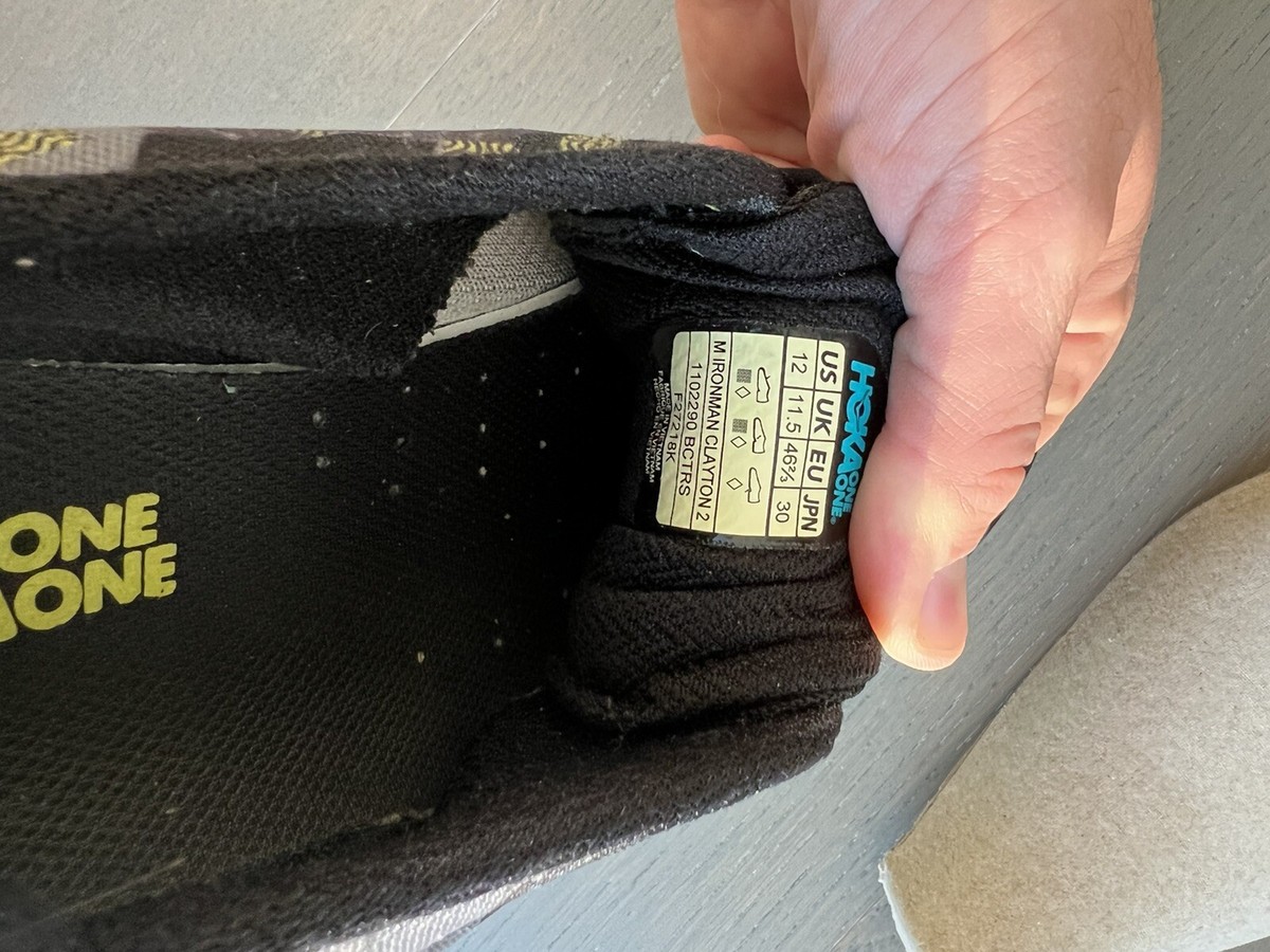 Hoka One One Ironman Clayton 2 Size 12 Limited Edition 