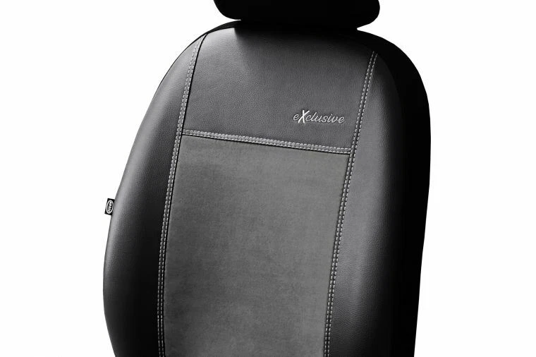 Fundas de asiento de coche universales de cuero ecológico + Alicante aptas para SEAT CORDOBA, IBIZA, LEON Foto 3 de 4