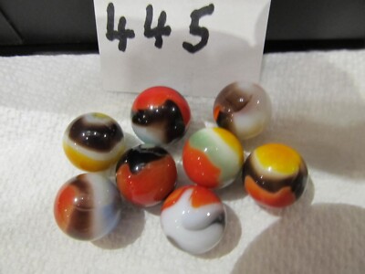STUNNING ASSORTMENT OF 9/16'' VITRO AGATE MINT MARBLES