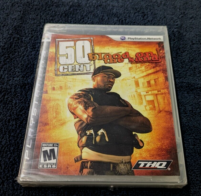 Schrikken achter Laboratorium 50 Cent Blood on the Sand (Sony PS3, 2009) - Factory sealed! 752919990957 |  eBay