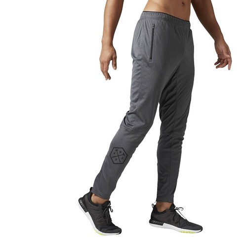 PANTALONE REEBOK CROSSFIT B45122 KNIT TRACKSTER GRIGIO | eBay