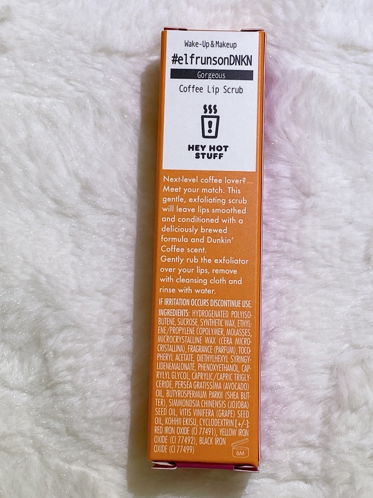 Elf X DNKN’ lip scrub Dunkin coffee scented Sample for sale online eBay