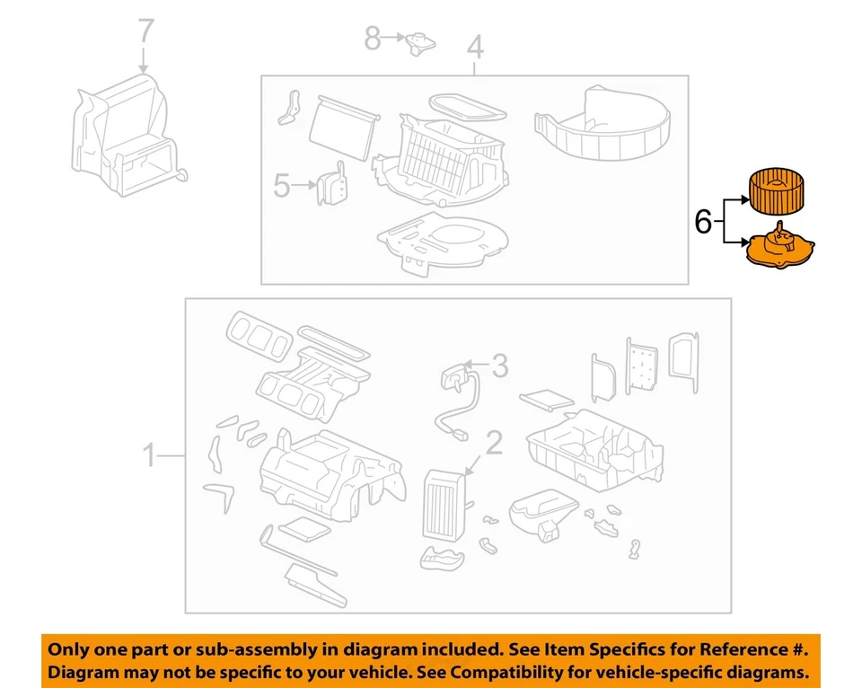 Б/у двигатель вентилятора ОВК подходит: 1995 Honda Del sol класса A - Изображение 3 из 4