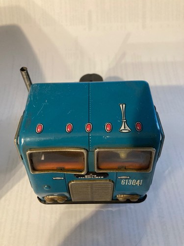 Vintage TC Transcon Semi Tractor Trailer Tin Toy Truck - Made in Japan - Picture 10 of 10