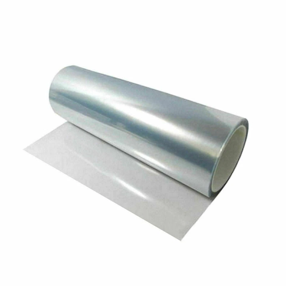 Película de vinilo transparente antiarañazos protección parachoques faros coche 12" x 48" Foto 3 de 4