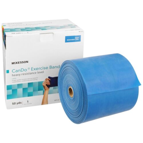 MCK-Exercise Resistance Band CanDo® Blue 5 Inch X 50 Yard Heavy Resistance