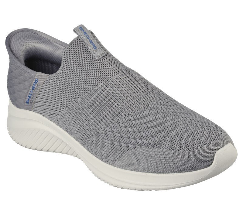 NIB MEN'S SKECHERS 232450/GRY ULTRA FLEX 3.0 SMOOTH STEP SLIP-ON