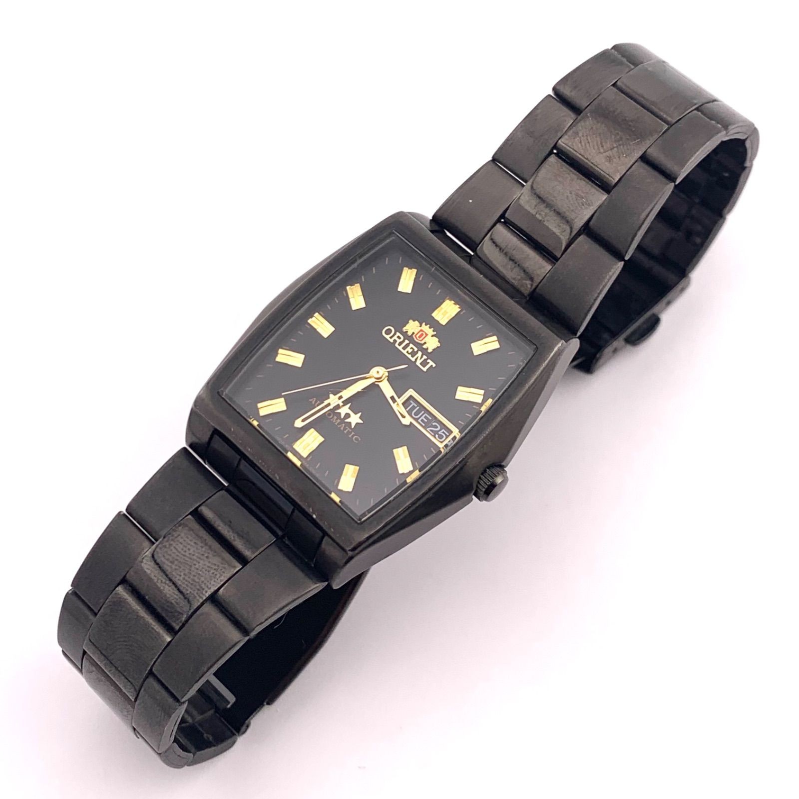 ORIENT Automatic Black Square Watch with Date Dis… - image 5