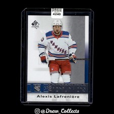 2020-21 SP Authentic #TP-AL Alexis Lafreniere Rangers Top Performers
